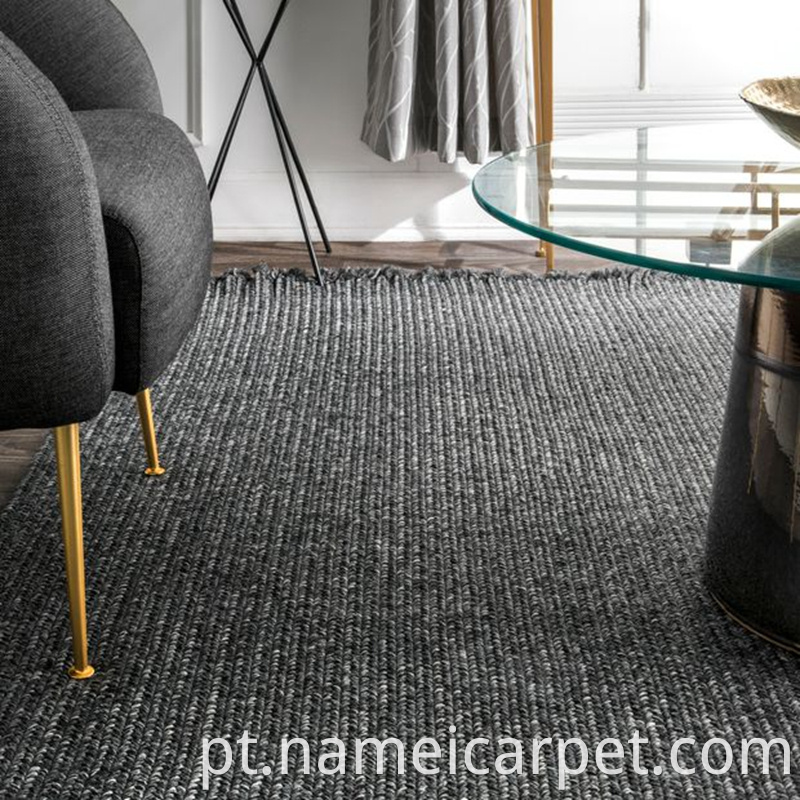 Polypropylene Braided Woven Indoor Outdoor Carpet Rug Floor Mats With Tassels 41